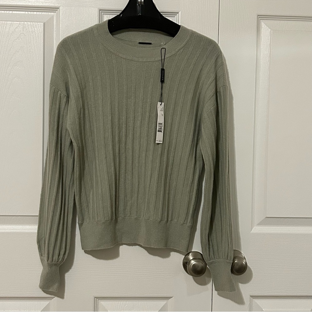 Elie Tahiti Women's 100% Cashmere Ribbed Sweater